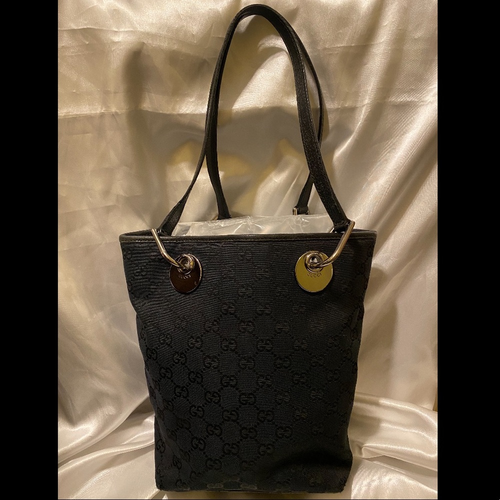 Authentic GUCCI GG Monogram Canvas Satchel